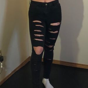 Miami High Rise Black Skinny Jean